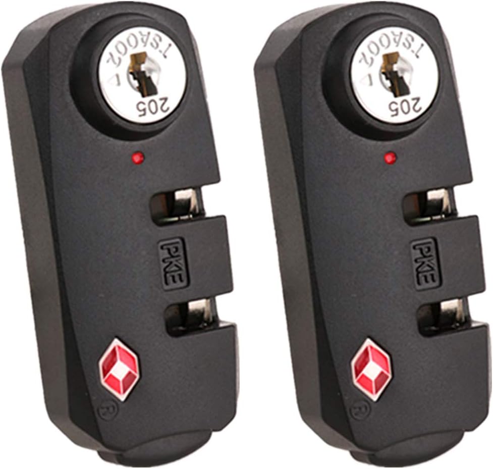 Suitcase Lock,Combination Lock, Set of A Pair S005#(DL) Black Password Lock Replacement suitcases/Luggage Lock for Suitcase Pull Rod Box Trunk Box DIY