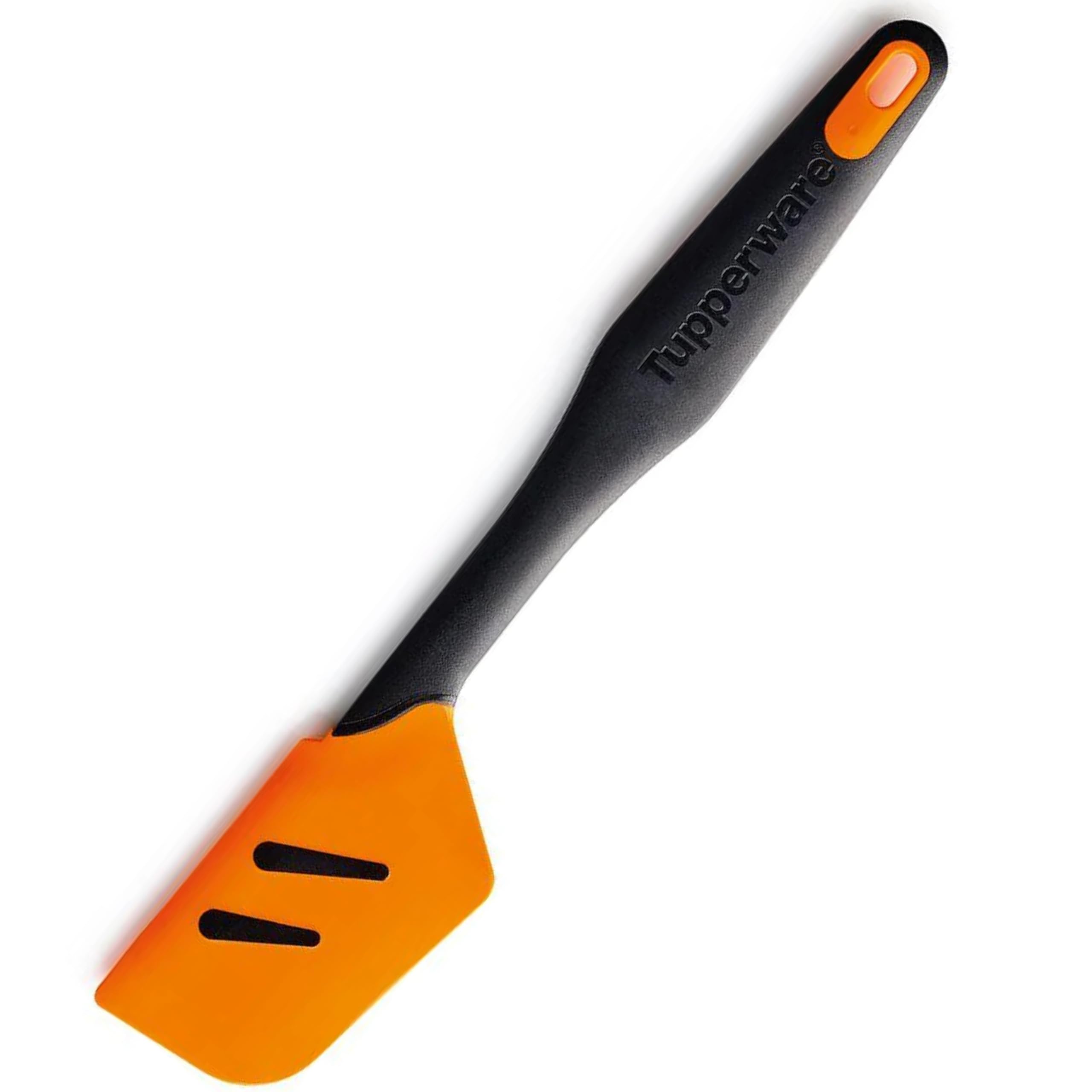 Tupperware D167 Top Rascador de ollas de silicona naranja grande de