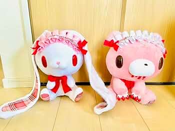 グルーミー&凡庸うさぎのぬいぐるみセット 血のりデザイン