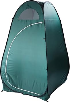 Portable Pop Up Shower Tent, Shower Changing Dressing Toilet Tent Portable Camping Privacy Shelters Room with Carrying Bag for Outdoors Indoors,Green