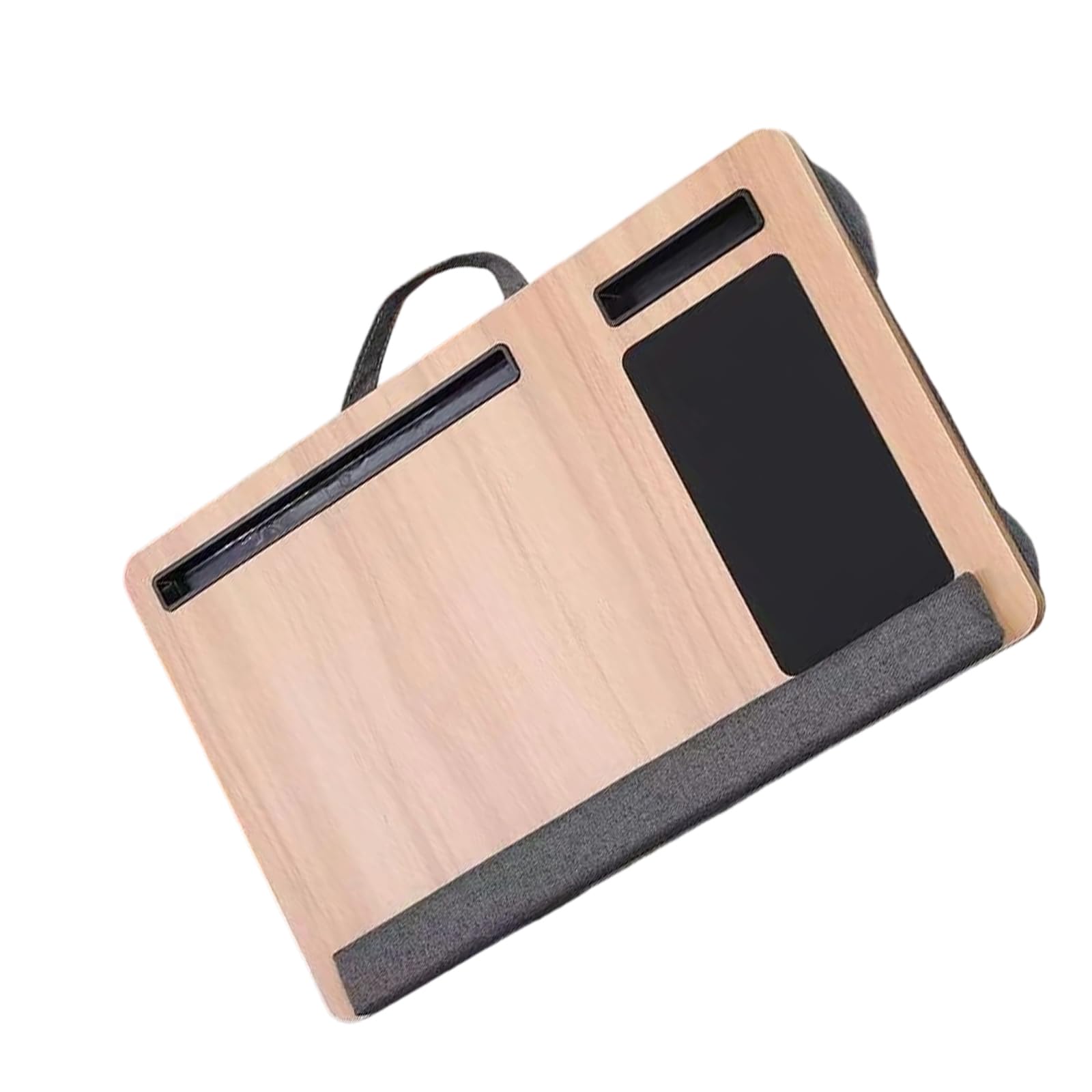 Portable Laptop Desk Fit Up to 17 “ Laptops with Tablet Slot, Builts in Cushion, Great for Home Offices Lap Desk for Laptops Lap with Cushion