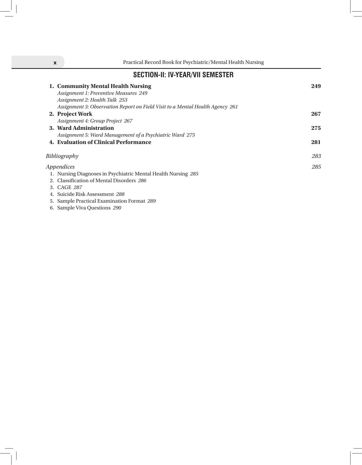 PRACTICAL RECORD BOOK FOR PSYCHIATRIC/MENTAL HEALTH NURSING 1