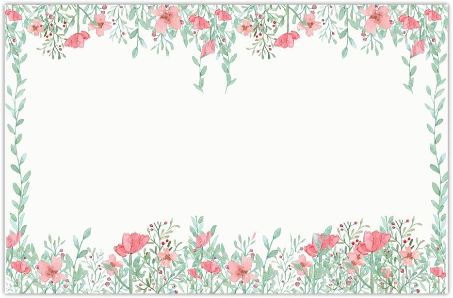 DB Party Studio Holiday Paper Place Mats 25 Pack Elegant Christmastime Winter Table Settings Baby Shower Baptism Engagement Office Parties Brunch Luncheon Disposable Easy Cleanup 17" x 11" Placemats