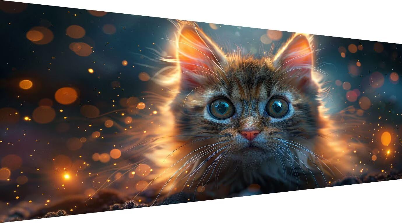 Grand Tableau Diamond Painting Chat 90x180cm kit complet - 8