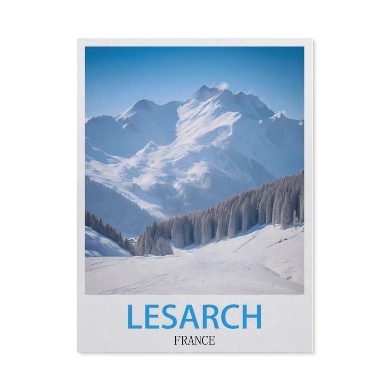 Beayodkp （50 X 60 Cm/19.68 X 23.62 Inches） Lesarch France Vintage Travel Poster，Diamond Painting Kits For Adults - 5D Diamond Painting Kit Full Drill, Diamond Art Kits For Home Wall Decor-Cd68