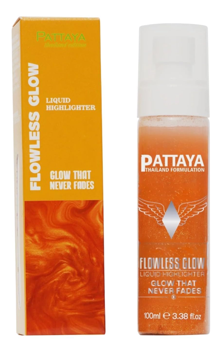 PATTAYA Flawless Glow Liquid Highlighter for Face & Body 100ml | Waterproof Shimmer Gel Lotion | Long Lasting Illuminating Glow Enhancer | Dewy Radiant Finish | Thailand Formulation | For All Skin Types-image-14