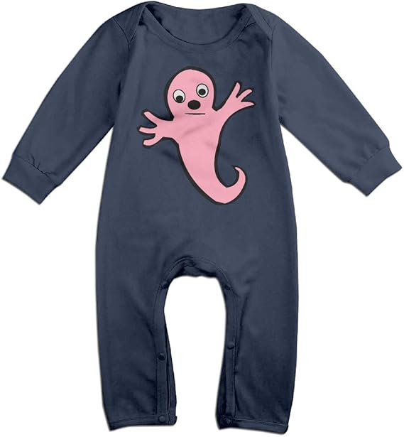 Amazon Co Jp Zmono 子供服 怖い ゴースト マンガ イラスト 長袖 ロンパース さわやか肌着 お宮参り 6 24ヶ月 服 ファッション小物