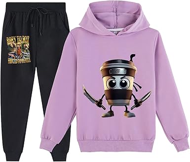 Sweat à Capuche Pour Enfant - Ballerine - Cappuccina - Imprimé Italien