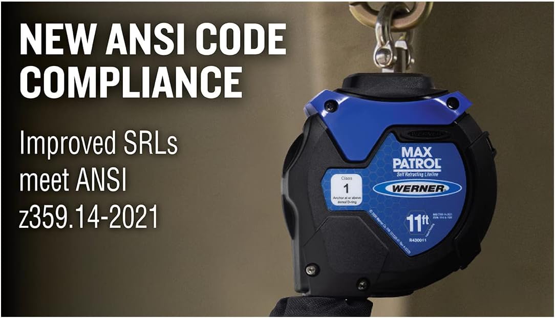 R430011 11ft Max Patrol Self-Retracting Lifeline