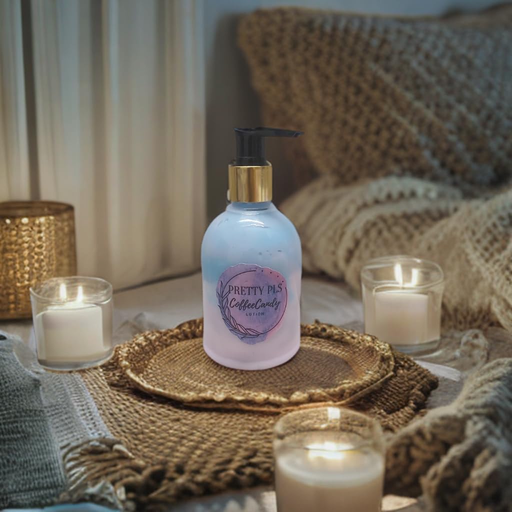 PRETTY PLS Coffee Candy Body Lotion for radiant, smooth and nourishing skin, Delicate Coffee Aroma, Easy Application, Smooth Spreading - 200ml