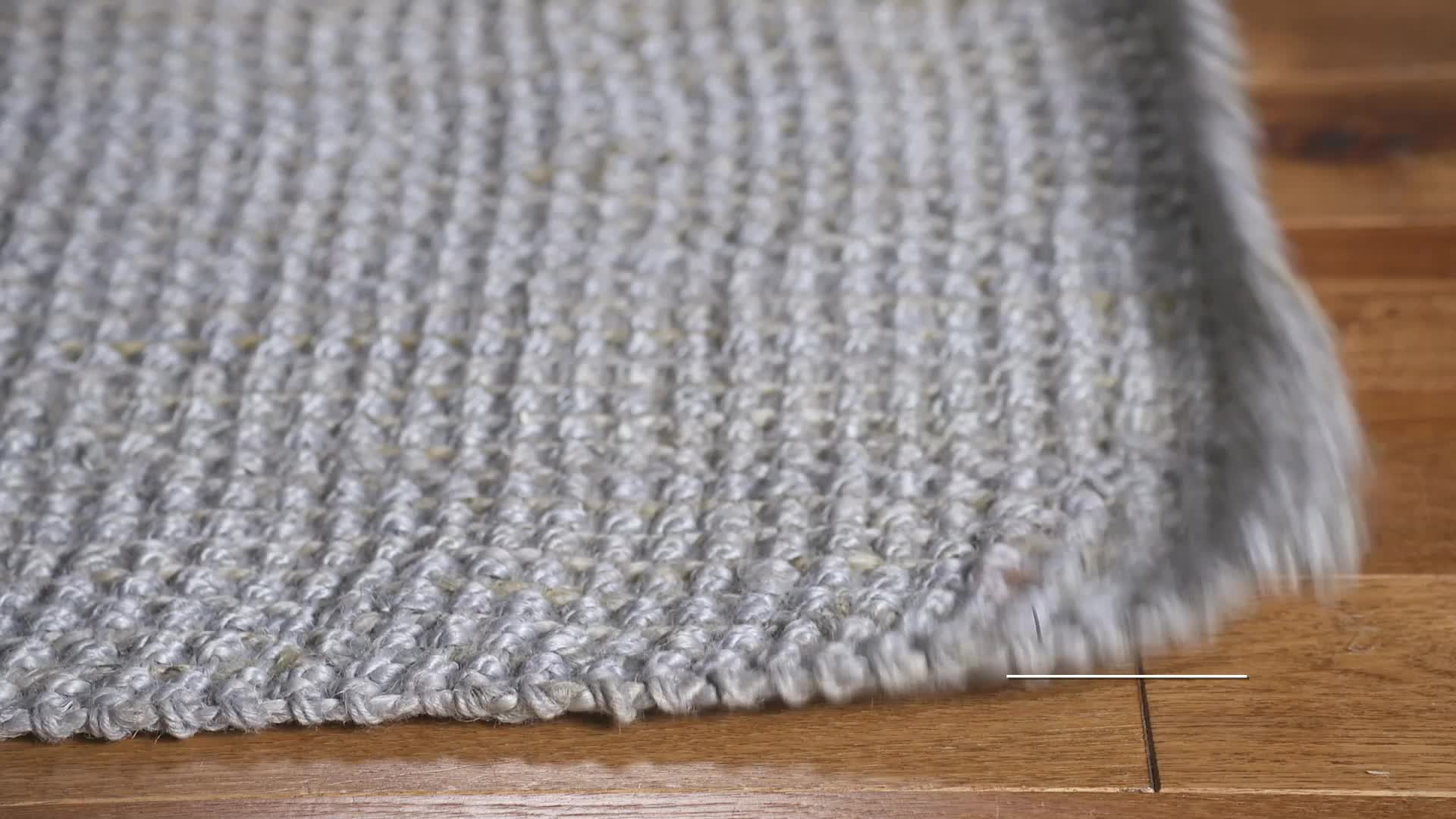 Tapete natural de fibra SAFAVIEH 9'x12' gris miniatura 6