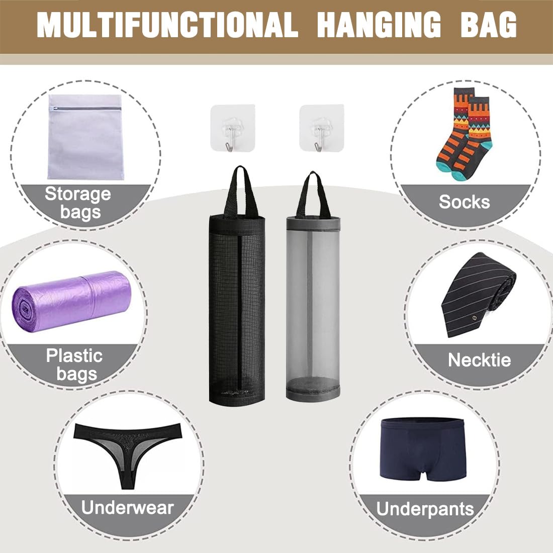 Anelli Portaborse Di Plastica Organizzatore Per Borse Della Spesa