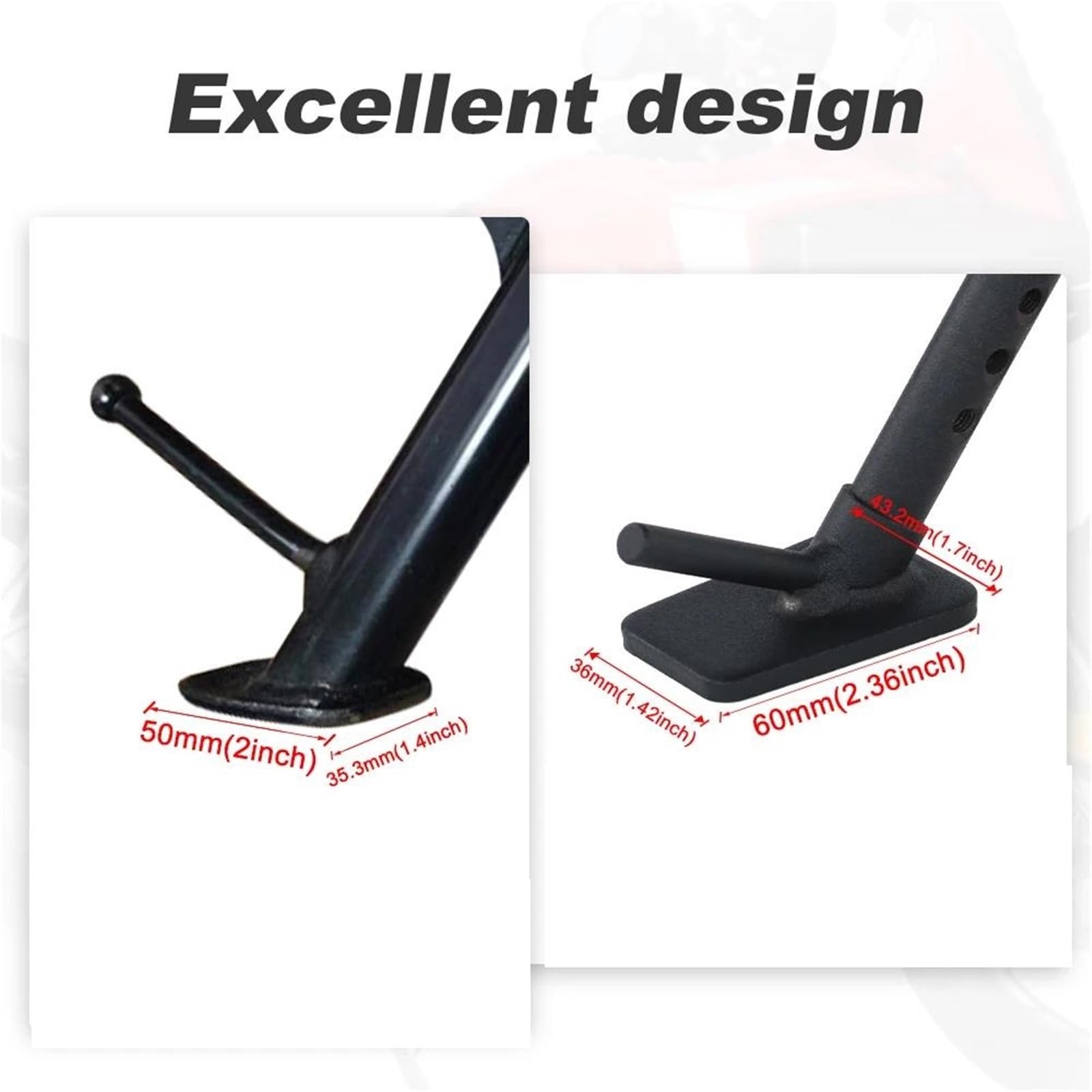 Rivestimenti Laterali Cavalletto Moto Staffa di Parcheggio Cavalletto Regolabile Cavalletto Laterale per CB500F CB500FA CBR500R CBR500RA CB500X / XA