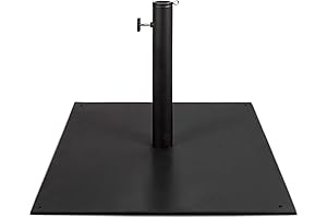 Best Choice Square Weighted Patio Umbrella Base for Outdoor and Backyard