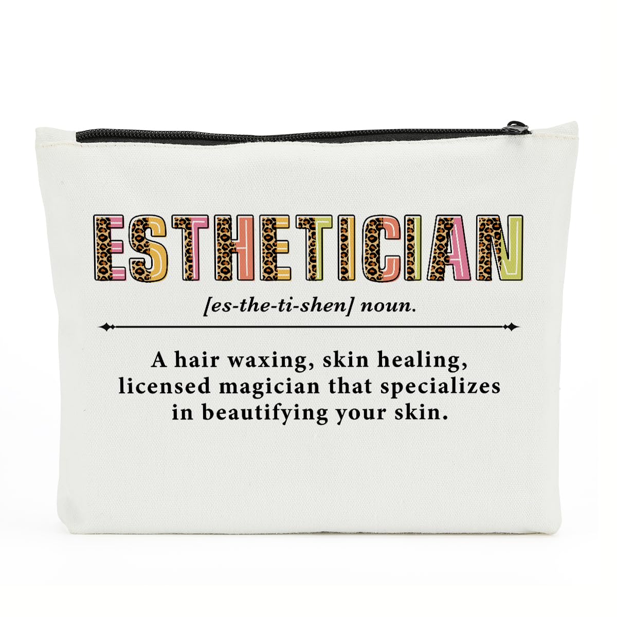 Esthetician Definition, Funny Esthetician Gifts, Makeup Bag Cosmetic Bag, Esthetician Supplies, Beauty Artist Gifts, Birthday Graduation Appreciation
