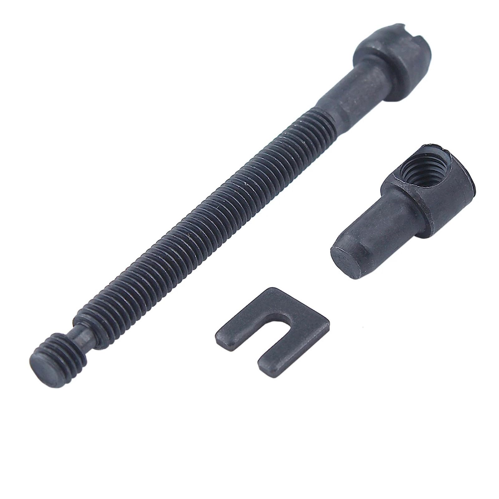 Yhplxyuus Black Professional Chainsaw Tension Adjuster Screw Carbon Steel Build Ideal For 45Cc 52Cc 58Cc Models Reliability Buzzsaw Parts