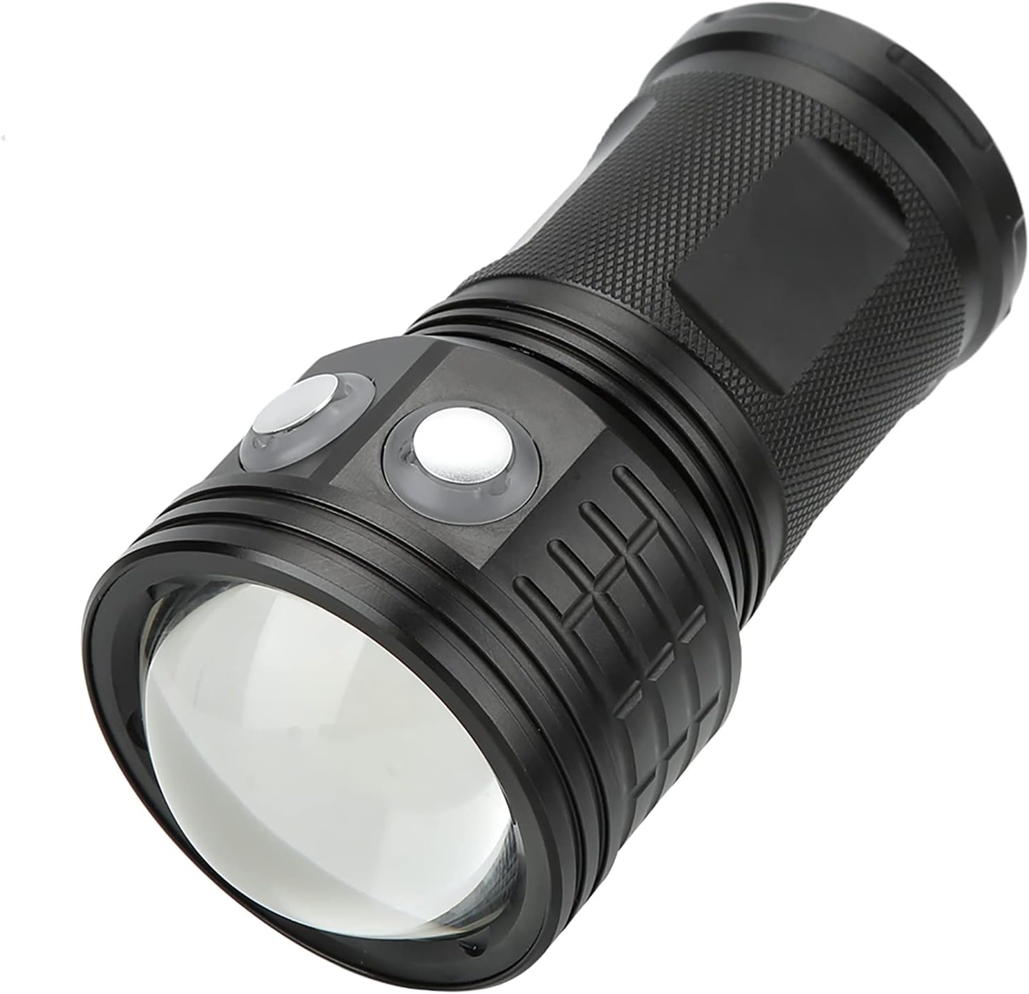 Ymiko 400LM LED Flashlight for Underwater 100M Photography and Video Diving Fill Light Torch (Black)