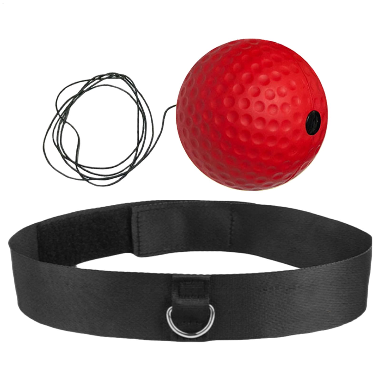 Boxing Reflex Ball Set De Banda Para La Cabeza - Práctica De Boxeo Con Banda Para La Cabeza | Reaccionar Entrenamiento Con | Mejorar La Velocidad Y La Coordinación Mano- De La Bola De Reflejo Al Ai