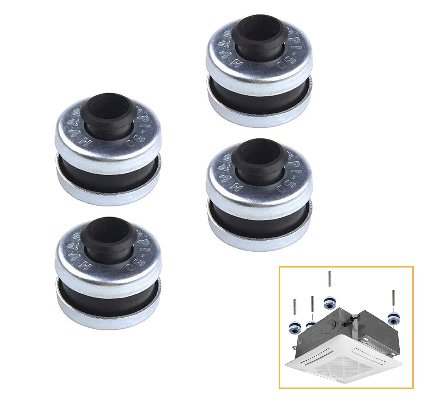 Buy AC Parts Air Conditioner Mini Isolation Hanger,Rubber Pads Isolator