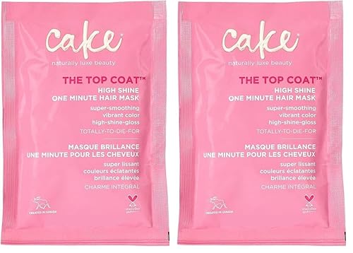 Miniatura 8 de Cake Beauty The Top Coat Máscara para el cabello de un minuto alto brillo 169 onzas