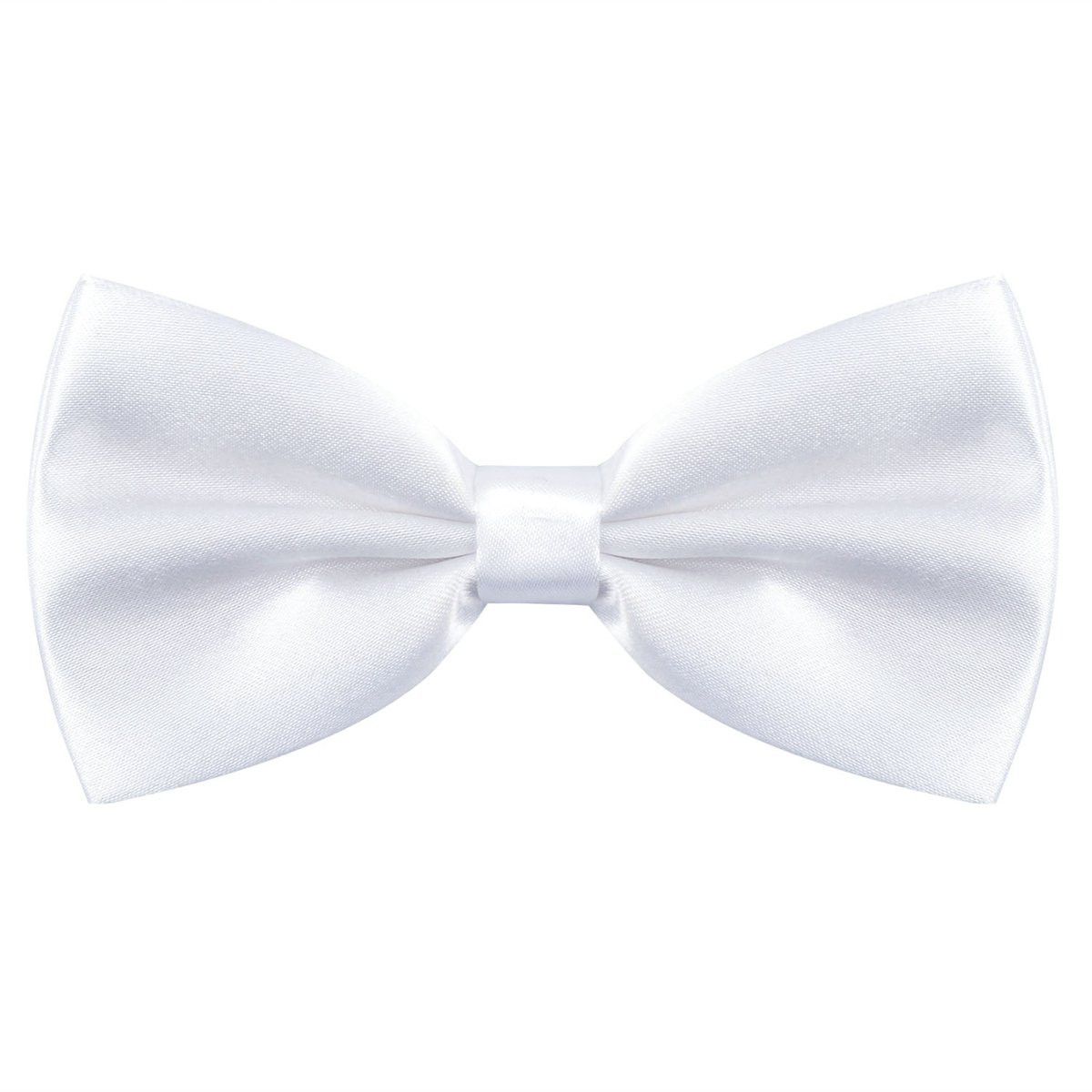 Alizeal Fashion Adjustable Pre-tied Holiday Bow Ties for Men, white