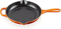 Le Creuset Skillet Redonda 23 cm com Alça Ferro Fundido Esmaltado Signature Laranja