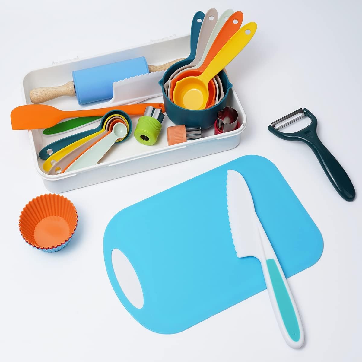 Juego de suministros de cocina y repostería para niños