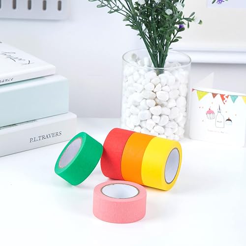 Miniatura 9 de Koogel Juego de 80 rollos de cinta washi de 510150.787 in de ancho, 9.9 pies de largorollo de cintas adhesivas Washi, cintas adhesivas para