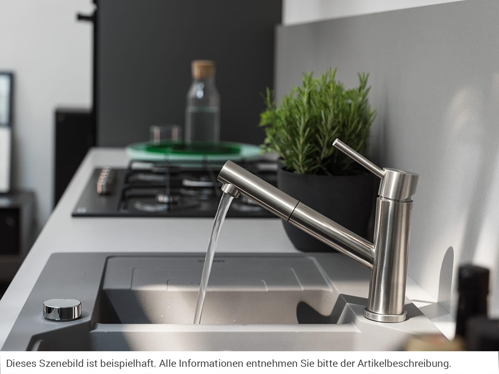 Franke - Rubinetto per lavello da cucina, in acciaio INOX, 115.0569.461 colore: Grigio