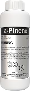 CCS CONSOLIDATED CHEMICAL & SOLVENTS Alpha-pinene High Purity Aroma Compound - 100mL (3.3 Fl Oz)