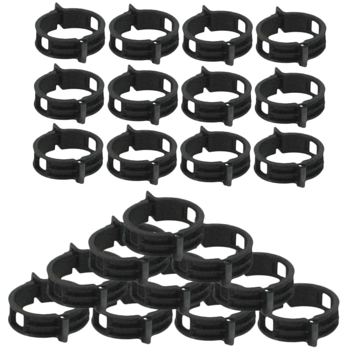 TOYANDONA 500stücke Pflanzenstützclips Für Tomaten Einstellbare Kunststoffklemmen Unterstützung Von Gartenpflanzen Für Und Blumen