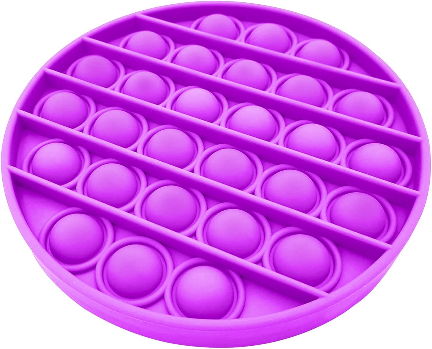 RadBizz Push Pop Bubble Fidget Sensory Toy - for Autism, Stress, Anxiety - Kids and Adults (Purple)