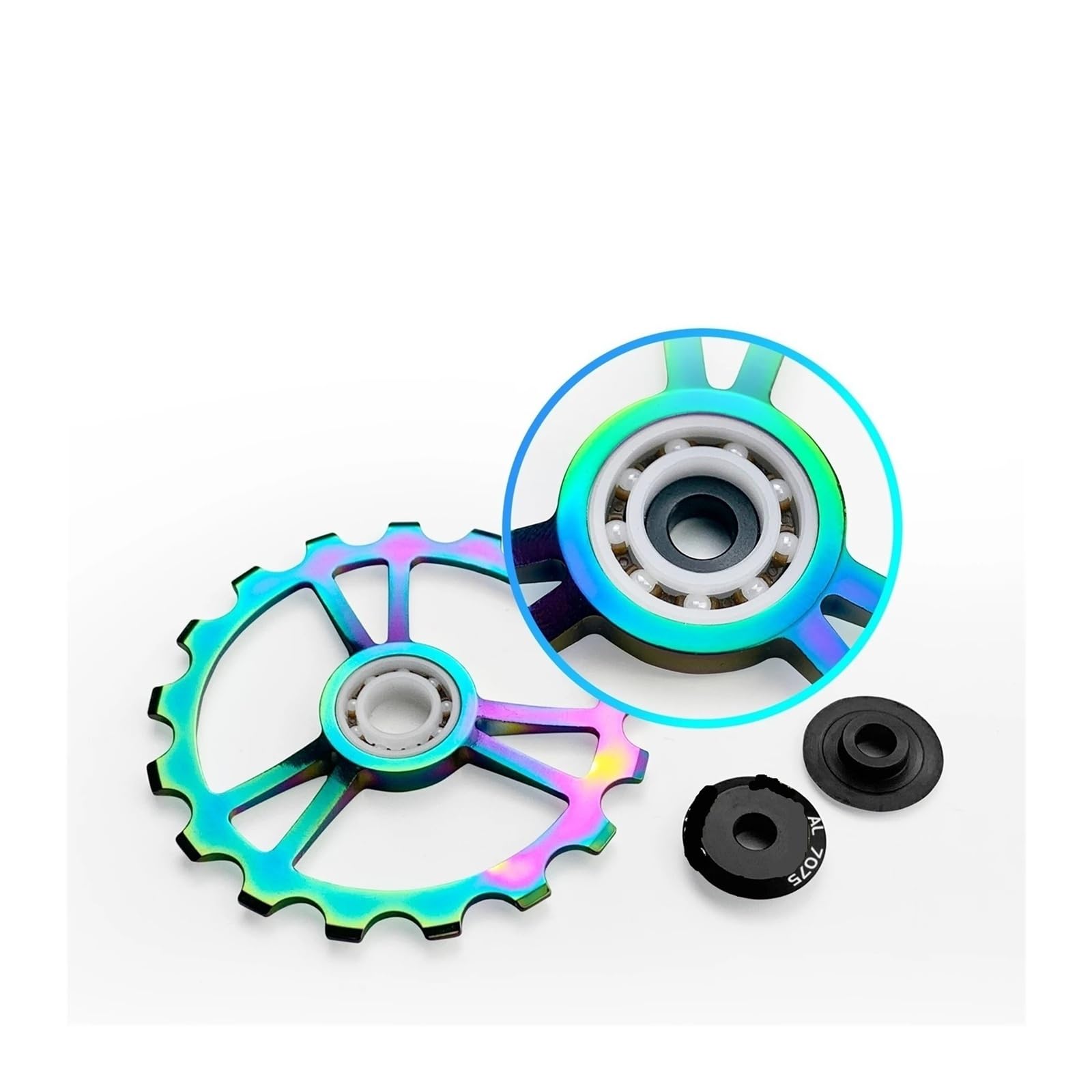 Generisch 105 Fahrrad Keramiklager Pulley Wheel Set Schaltwerkführung
