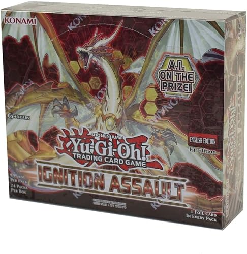 Yu-Gi-Oh! Tarjetas de comercio de caja de aumento de asalto de encendido