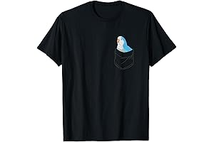 Pocket Quaker Parrot Cute Blue Monk Parakeet Birb memes T-Shirt