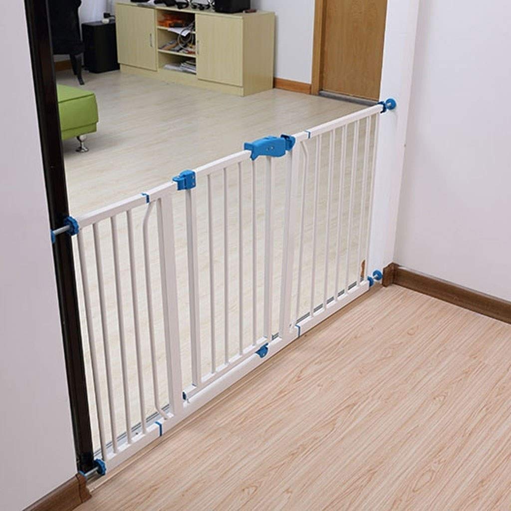 Pet Imparare a Gates Di Sicurezza Pressione Fit Metallo Porta Di Sicurezza Bianca per Porte Scale Allungabili Staircase-Balaustro/High 72Cm/65-72Cm