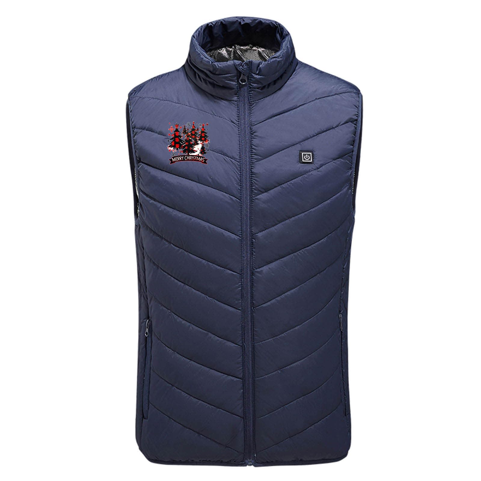 Men's Heated Vest USB Electric Adjustable Temperature Winter Vest Outdoor Motorcycle Fishing with 9 Heated Zones 2024