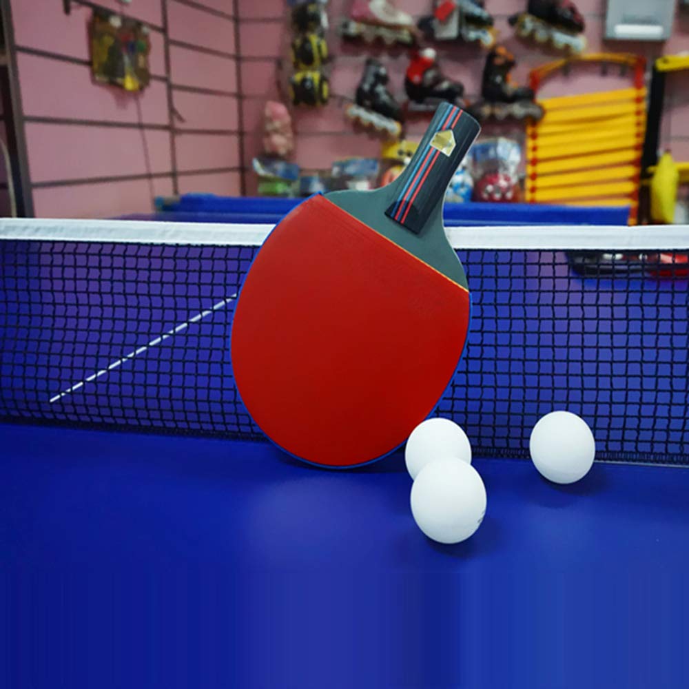 Set 2 Racchette Ping Pong Professionali - Legno 7 Strati, Gomma 2mm, Maniglia Antiscivolo, Con Palline - Foto 9