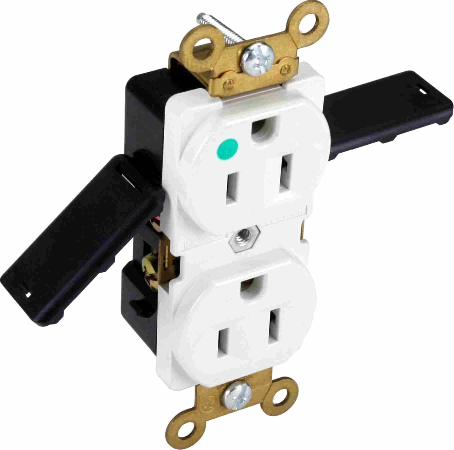 Orbit HR15-W Electric Outlet, 15A Duplex Receptacle Hospital Grade - White