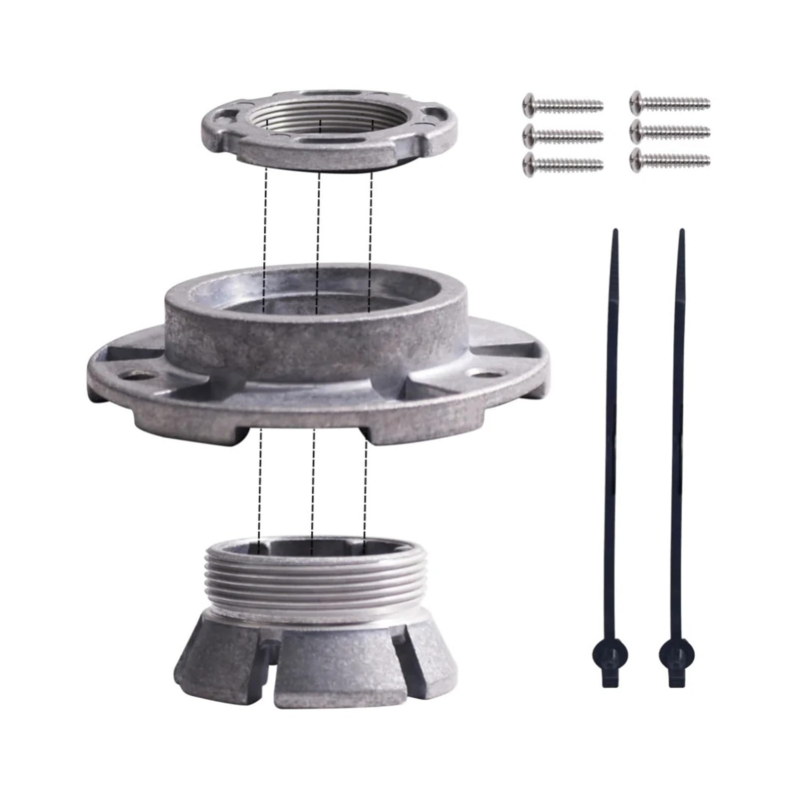 10-częściowy zestaw narzędzi do konserwacji pralki, część zamienna do piasty W10324651 do modeli pralek W10291415, W10291416 i W10291417.