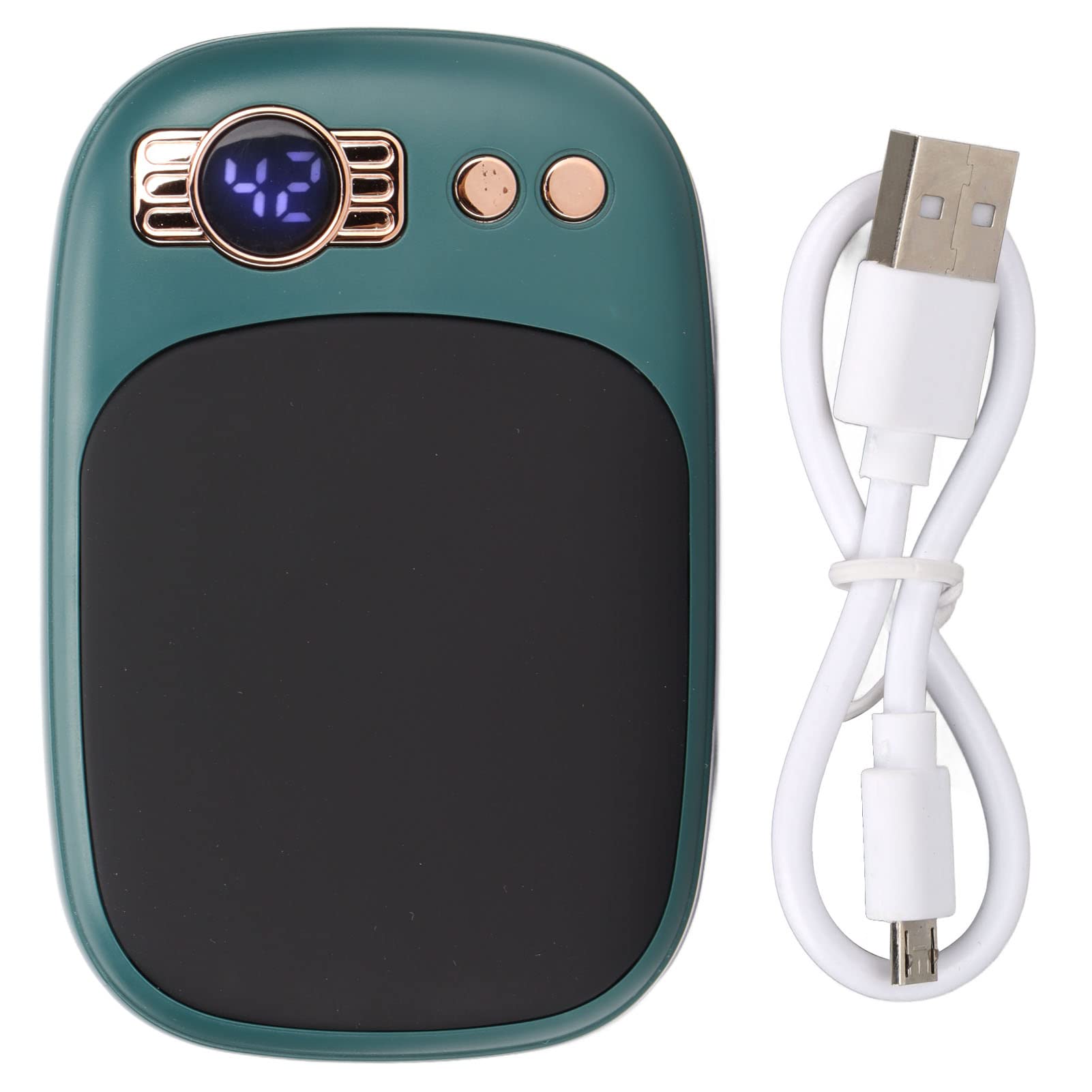 Cocoarm Scaldamani Elettrico Power Bank, 10000mAh Display LED