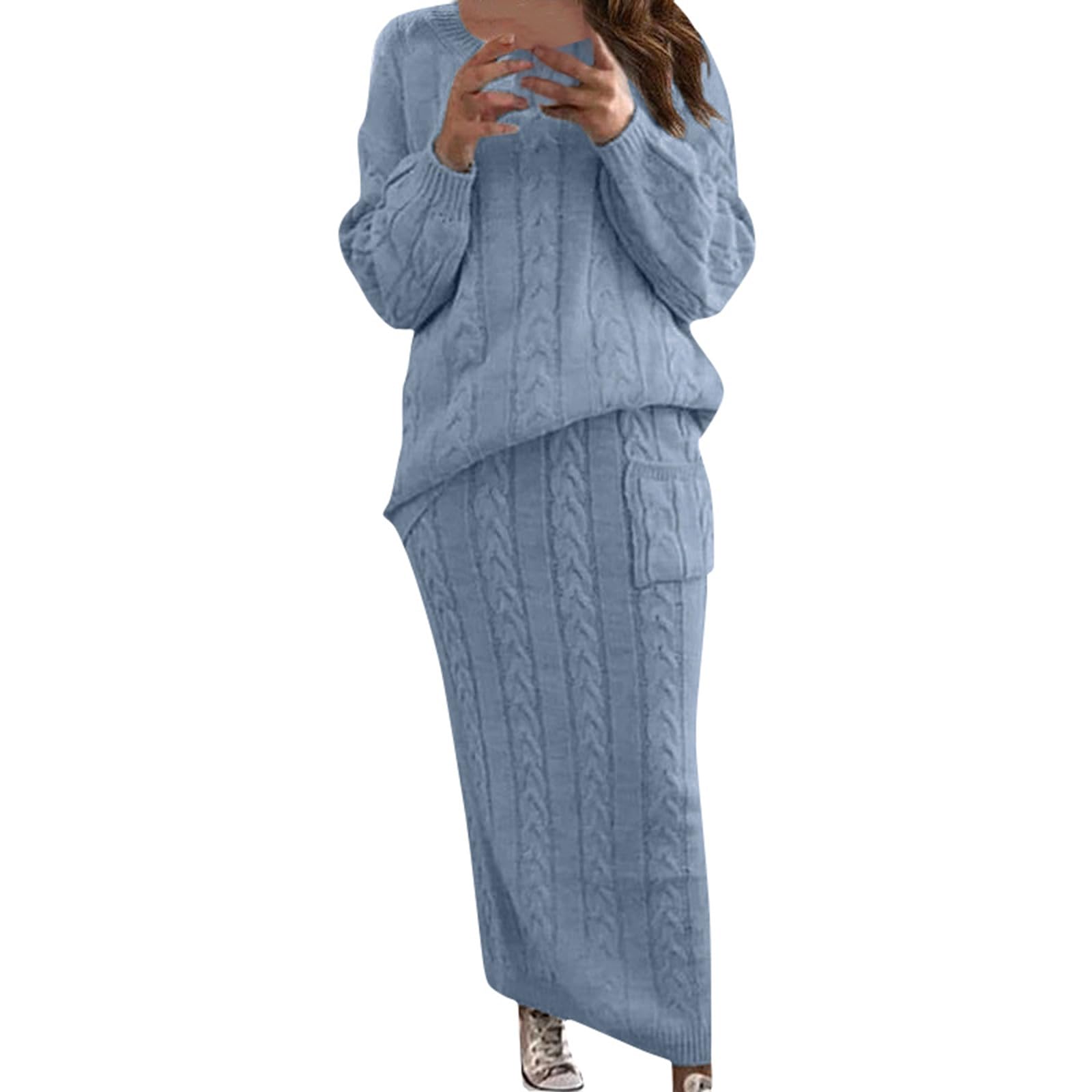 Maglione da Donna Lavorato a in Tessuto antitarme Caldo e Accogliente per l'autunno e l'inverno