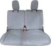 Vista 14 de FH Group Fundas de asiento de automóvil de ajuste personalizado hechas específicamente para la base Ford Explorer 2020-2024, fundas de asiento