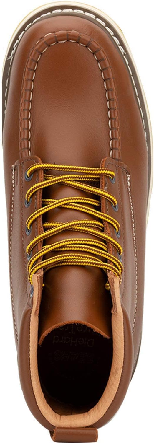 HANDPOINT Men's Steel Toe 6" SureTrack Work Boots, Stylish Classic Leather Slip Resistant Durable Breathable Work Shoes 84992EE - Image 5