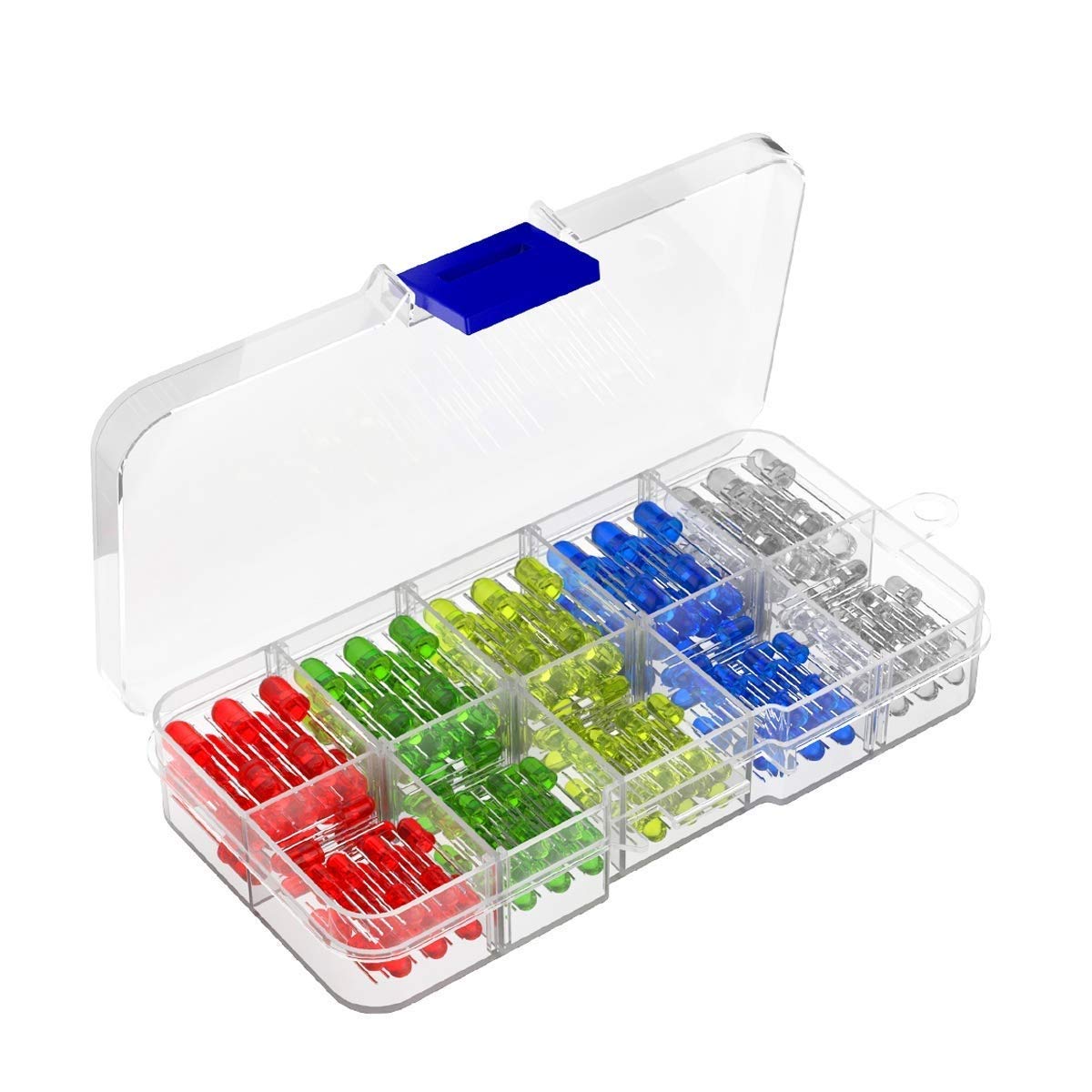 REES52 300pcs LED Light Emitting Diodes 3mm 5mm Round Diffused LED Lamp Assortment Kit Electronic Parts-image-3
