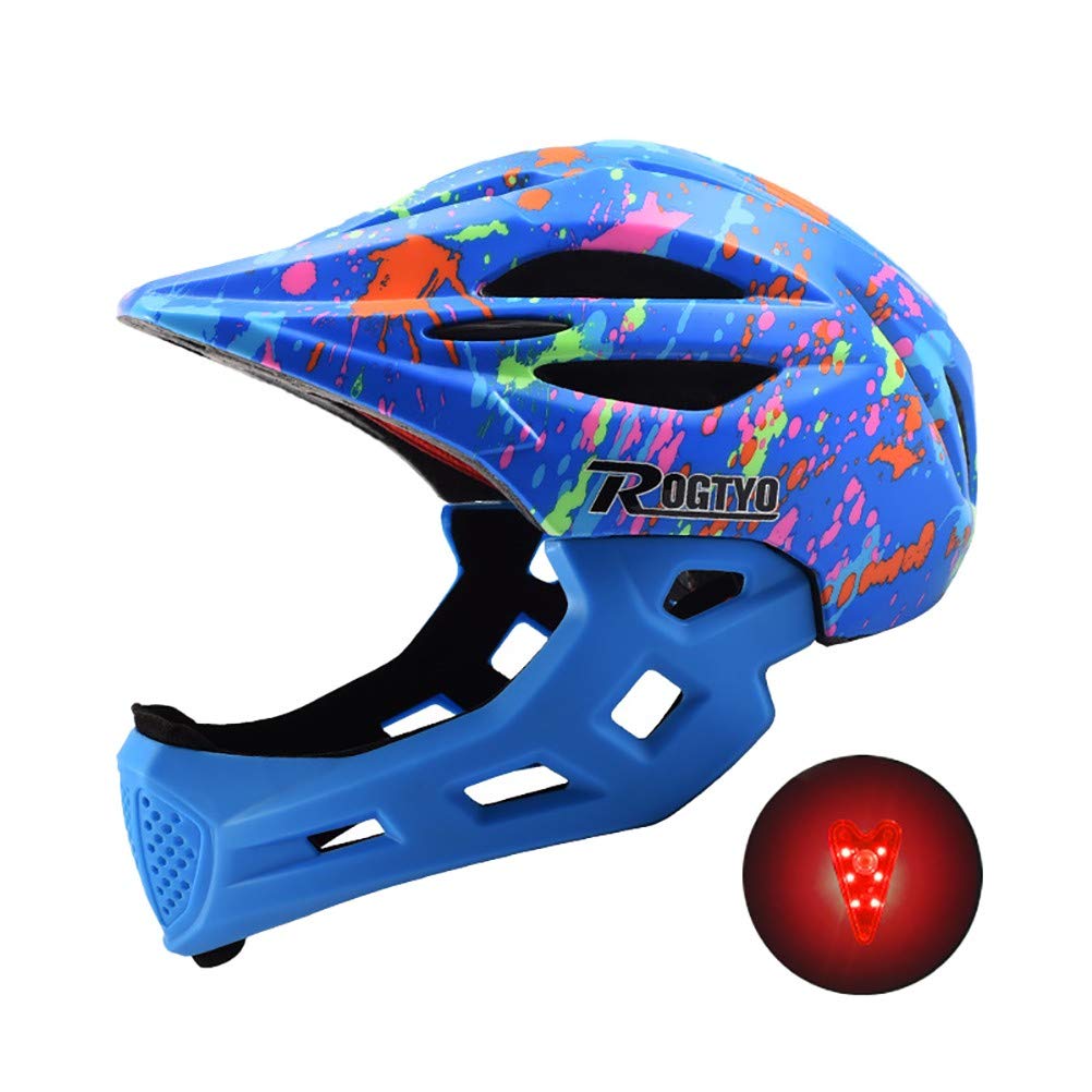 Kinder Fahrradhelm Abnehmbar Integralhelm Verstellbar Kinderhelm Multi-Sport Schutzhelm für 3-15 Jahre Junge Mädchen Skateboard Roller Inlineskaten Scooter BMX