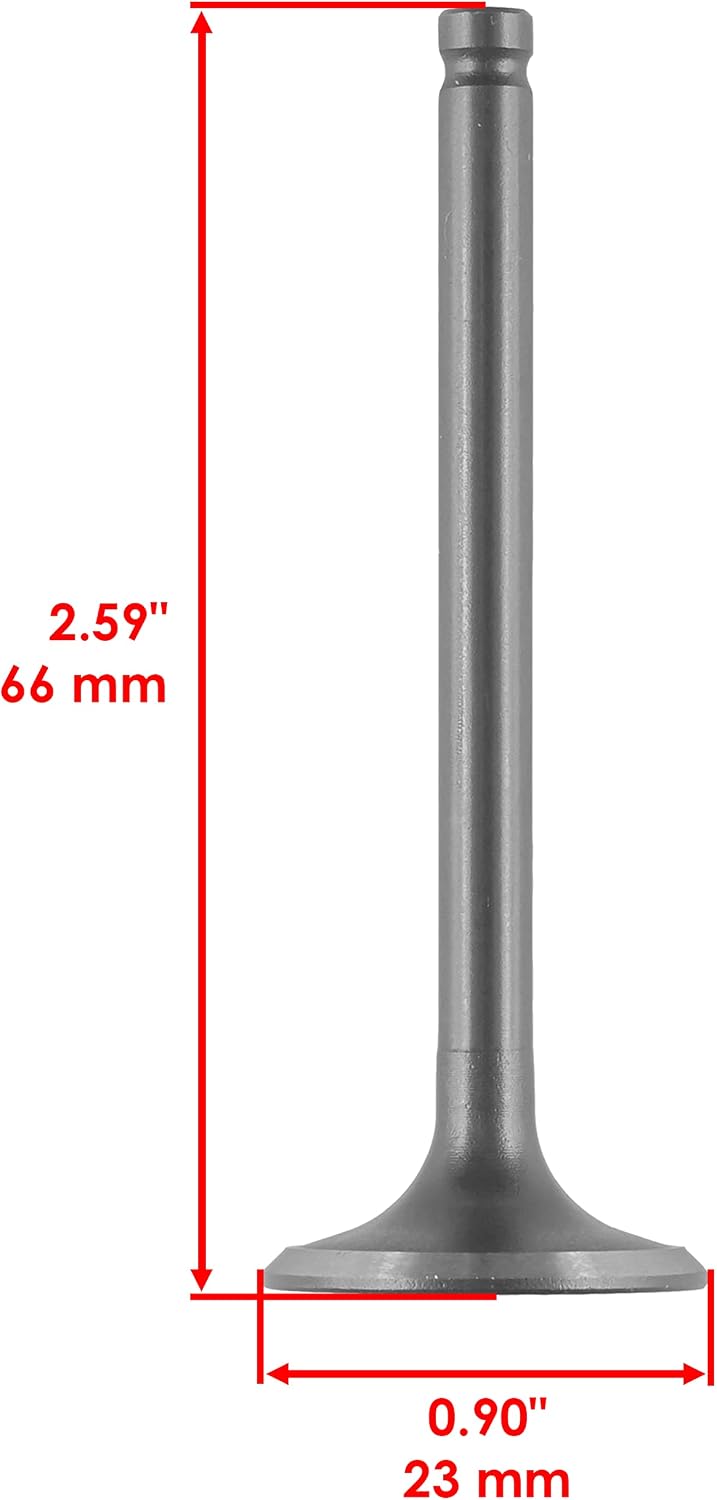 Caltric Intake Valve Compatible with Honda Crf70F Crf-70F 2004 2005 2006 2007 2008 2009 2011 2012