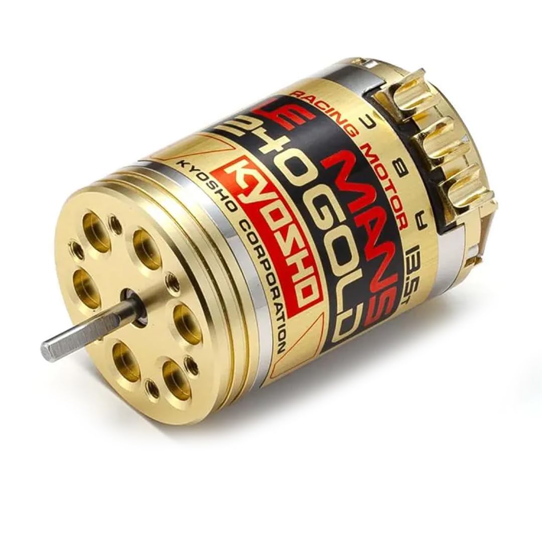 Kyosho京商 LE MANS 360ゴールド ブラシモーター Amazon.com: Kyosho 37034 Le Mans 240 Gold Brushless Motor for 13.5