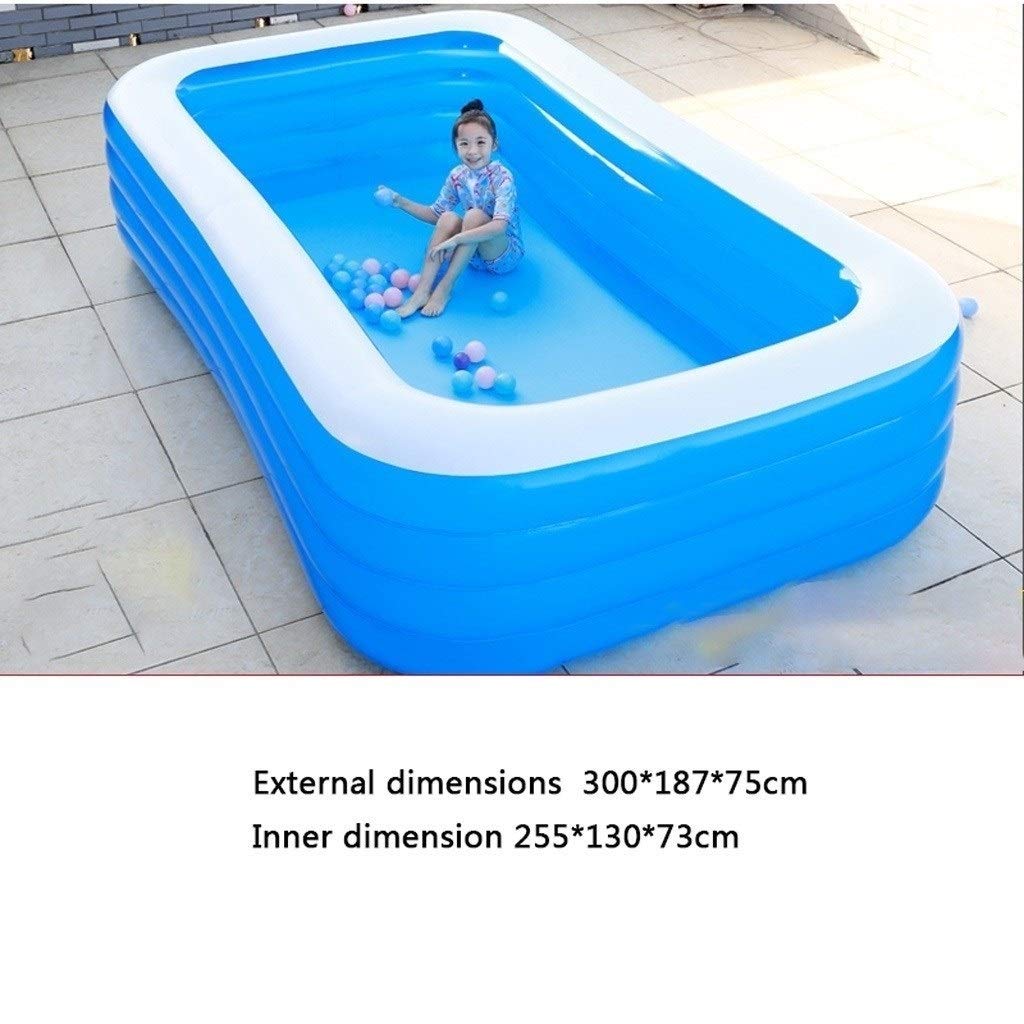 Piscine surdimensionnée, épaisse, antidérapante, Pliable, pour s'amuser dans l'eau, pour Les fêtes dans Le Jardin