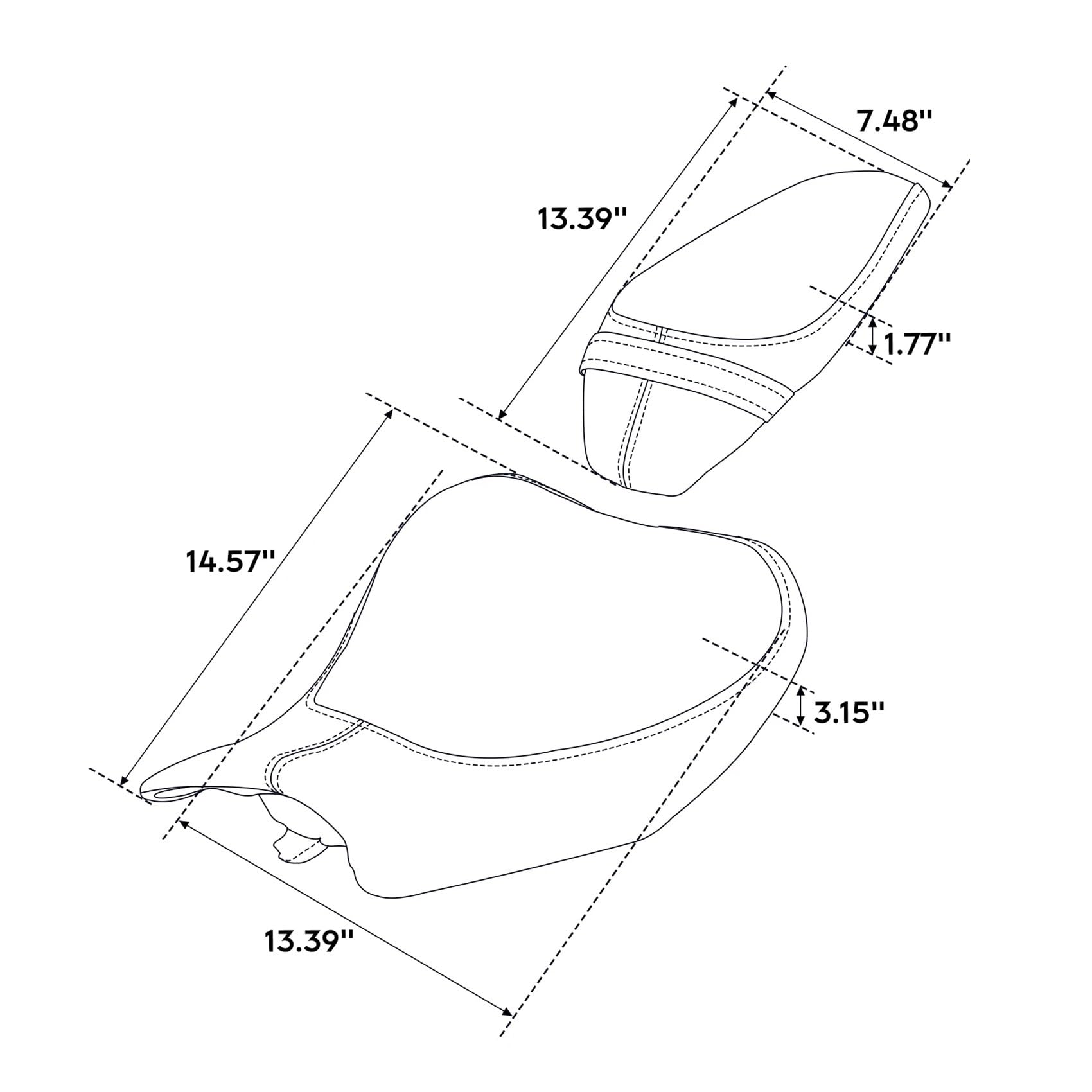 Motorrad-Vorder- und Rücksitzbank Motorrad-Frontfahrersitz Und Beifahrersitz Hinten, Passend Für Z900 2017 2018 2019 2020 2021 2022 2023 2024. Motorrad-Ersatzteile